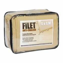 Filet anti chaleur 3.6x3,6 m SABLE